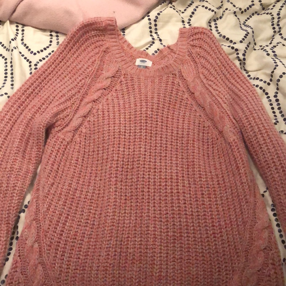 Pink oversized sweater
